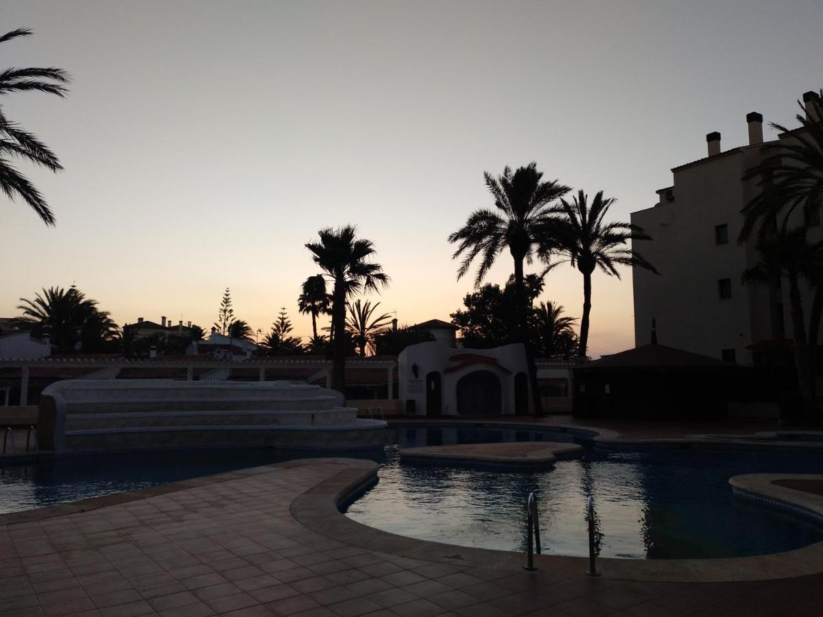 Apartamento Parchis Con Piscina 德尼亚 外观 照片